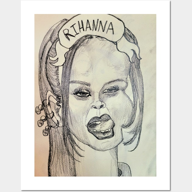 Riri Wall Art by Rubber Cowboy Vampire